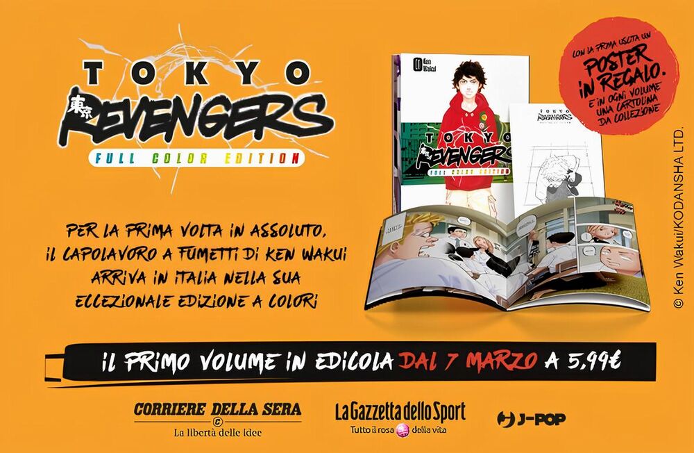 Tokyo Revengers: in edicola la serie completa a colori e in un esclusivo formato